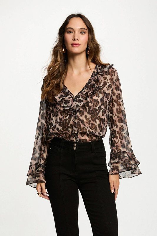 MORGAN blouse, Meerkleurig, 32