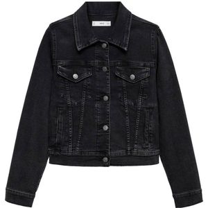 Mango spijkerjasje black denim