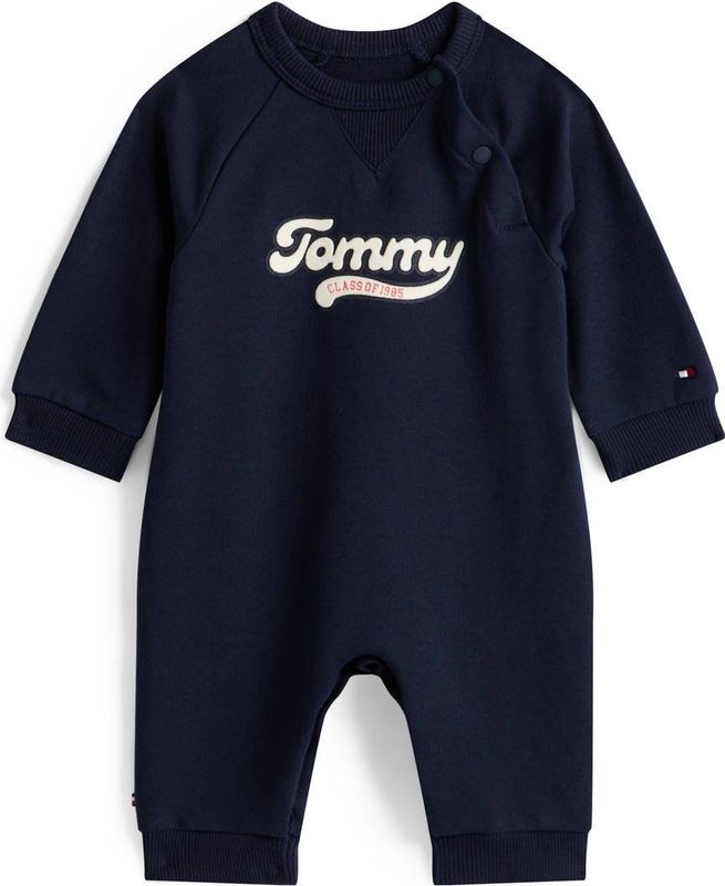 Tommy Hilfiger - TOMMY APPLIQUE COVERALL L/S - Bodystocking - Dark Night Navy