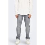 Only & Sons - ONSWEFT - Jeans - Grey Denim - Regular Fit - 5-pocket-style