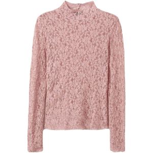 Mango kanten top oudroze