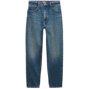 Mango cropped jeans medium blue denim