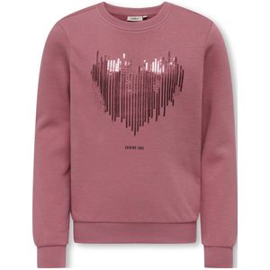 ONLY GIRLS Sweatshirt 'KOGBELINDA'  framboos / oudroze / zwart