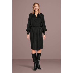 Peppercorn blousejurk Polianni V-Neck Short Dress zwart