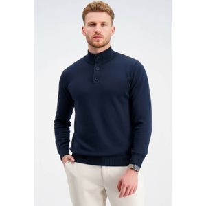 GABBIANO gebreide trui donkerblauw