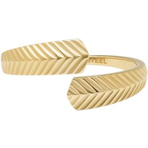 Fossil ring JF045367109 Harlow goudkleurig