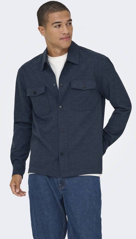 Only & Sons - Overhemdjack - Lichtgewicht - Casual Stijl - Knoopsluiting