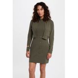 Morgan jurk kakigroen