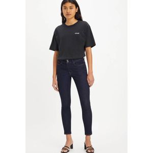 Levi's 711 skinny jeans dark blue denim