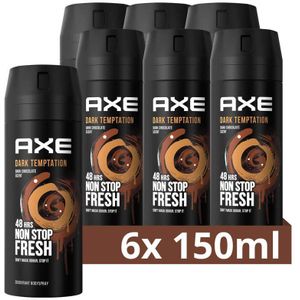 Axe Dark Temptation deodorant bodyspray - 6 x 150 ml