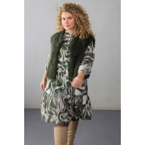 Yest - Curve - Jurk - Donkergroen