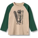 Wheat - Longsleeve - Groen - Jongens - 100% Katoen