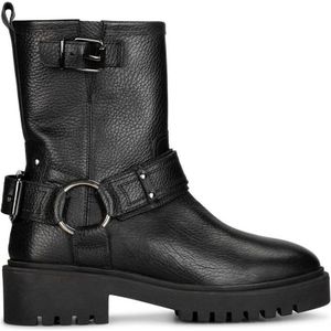 PS Poelman Milar leren bikerboots zwart