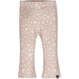 Babystyling gebloemde flared broek bruin