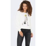 Onllabinet - Sweatshirt - Regular Fit - Lange Mouwen - O-hals - Print aan de Voorkant