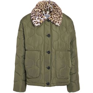 NOISY MAY Curve jack quilted kaki