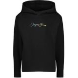 Vingino hoodie Nanjara met tekst zwart