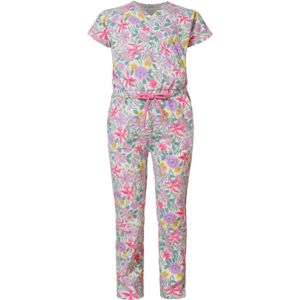 Noppies jumpsuit Eldorado met all over print roze/groen/geel