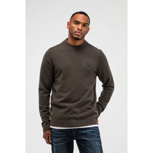 Butcher of Blue - Clifden Mock Turtleneck - Coltrui - Bruin