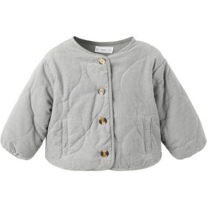 Mango Kids corduroy tussenjas grijs