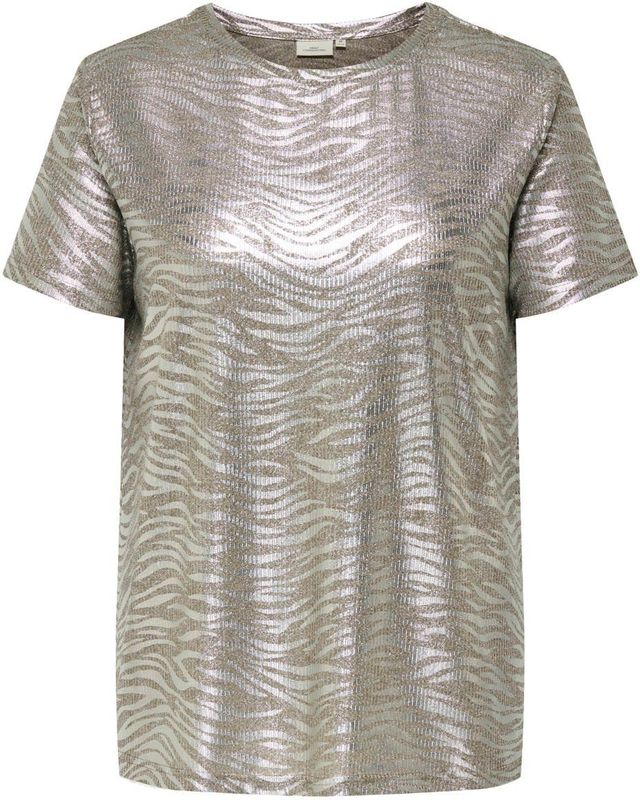 ONLY CARMAKOMA T-shirt zilver