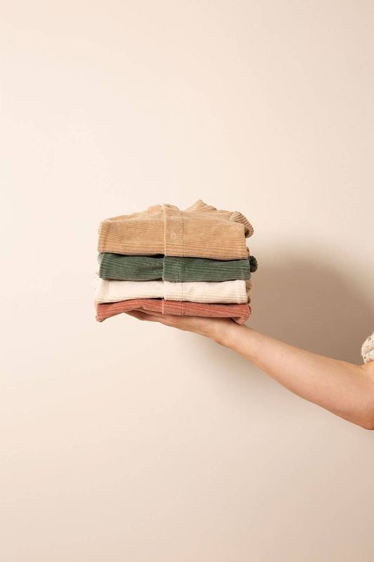 Witlof for kids boxpakje Forest Green velvet rib