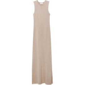 Mango Kids maxi jurk lichtbeige