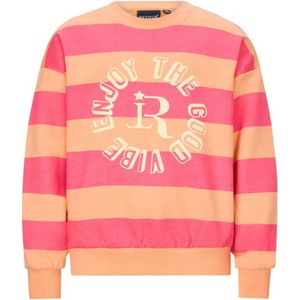 Retour Jeans - Gestreepte Sweater - Roze