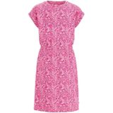 WE Fashion jurk met paisleyprint roze/wit