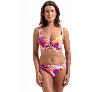 Cyell niet-voorgevormde beugel bikinitop oranje/paars/roze