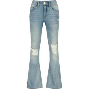 Raizzed flared jeans Melbourne Crafted met slijtage light blue stone