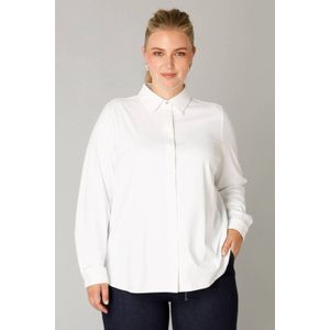 Yest Curve - Blouse - Ecru - Travelstof