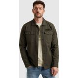 PME Legend - Heren Overhemd - Grijs - Lange Mouw