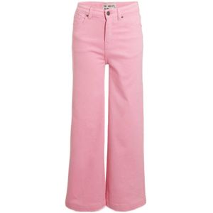 Me & My Monkey high waist wide leg jeans Macha prism pink