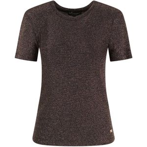 Elvira Collections top brons met lurex