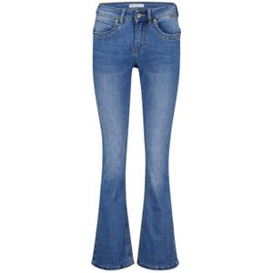 Red Button flared slim fit jeans Babette medium blue denim