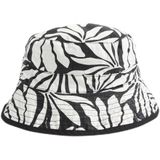 WE Fashion reversible bucket hat zwart/wit