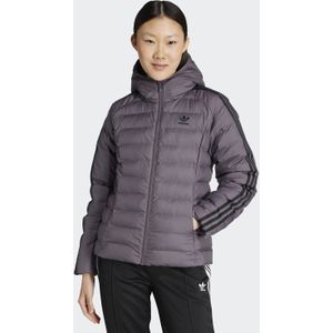 ADIDAS ORIGINALS - Tussenjas - Grafiet/Zwart - Gewatteerde Jas - Met Capuchon