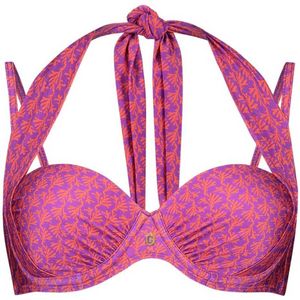 ten Cate Beach TC WOW voorgevormde beugel bikinitop paars/rood