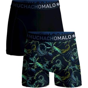 Muchachomalo boxershort SCORPION - set van 2 zwart/groen