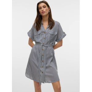 VERO MODA blousejurk donkerblauw