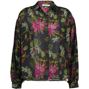 DIDI Dames Blouse Danique Black Vivid print maat 46