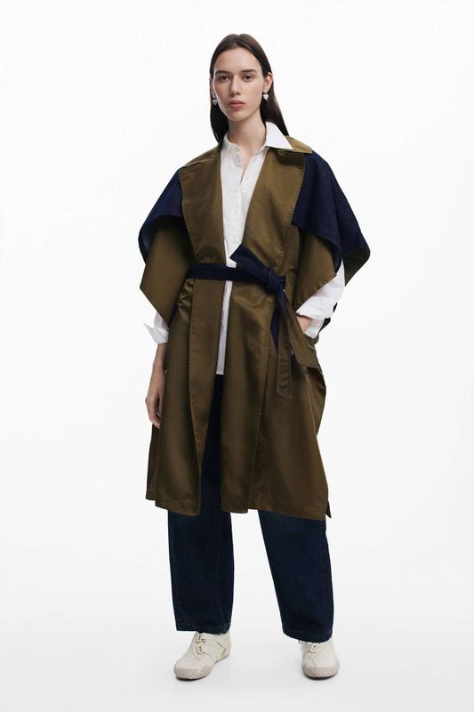 Desigual - Trenchcoat - Kaki