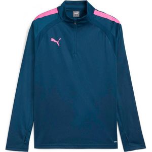 Puma junior voetbalshirt petrol/roze