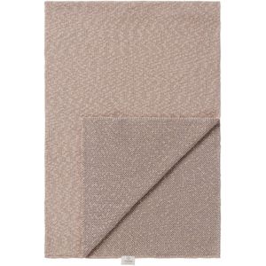 Noppies Baby Comfort Melange knit reversible baby ledikantdeken 100x140 cm Oxford Tan