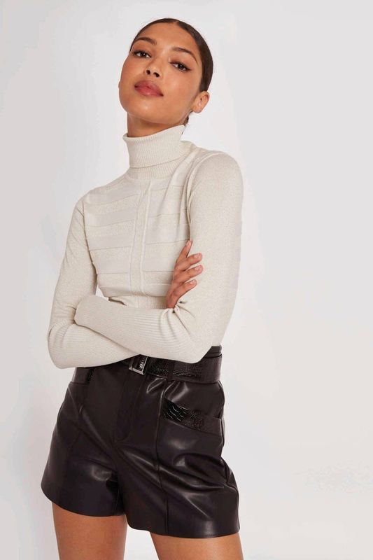 Morgan - Fijngebreide Trui - Ecru - Dames