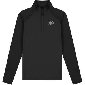 Malelions - Sport Ace Quarter Zip - Longsleeve - Zwart