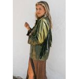 Bolina Island x Florine Hofstee imitatieleren jasje groen