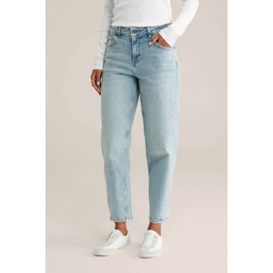 Blue Ridge - Dames Barrel Fit Jeans - Lichtblauw - High Waist - Biologisch Katoen
