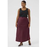 Kaffe Curve A-lijn rok donkerrood